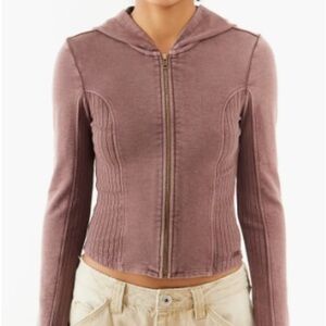 Urban outfitters zip up hoodie/top